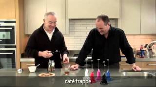 How to make a frappé coffee using an aerolatte milk frother [upl. by Elbring]