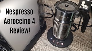 Nespresso Aeroccino 4 Milk Frother Review  Worth upgrading from the Aeroccino 3 [upl. by Siri]