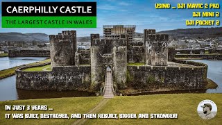 Caerphilly Castle  The Largest in Wales 2nd in Britain [upl. by Arimlede]