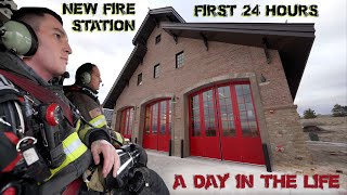 First 24 Hours in a New Fire Station  A Day in the Life [upl. by Annayrb]