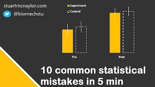 Ten Statistical Mistakes in 5 Min [upl. by Siravrat]