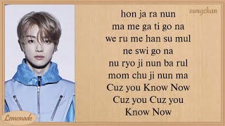 NCT U  Know Now Easy Lyrics [upl. by Ennahgiel]