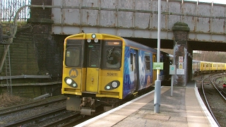 Half an Hour at 216  Birkenhead North Station 1022017  Class 507 508 terminus [upl. by Aihseuqal604]