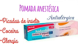 Resenha PomadaAndantol Gel [upl. by Althea]